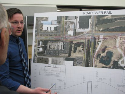Plans for Hoover Avenue/Country Club Drive railroad overpass proposal Plans for Hoover Avenue/Country Club Drive railroad overpass proposal