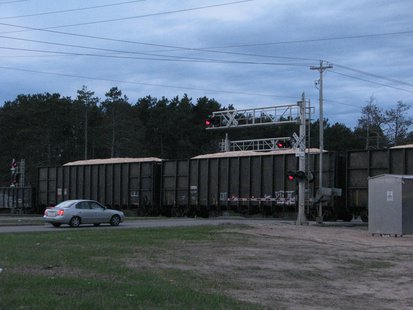 A common sight: Trains blocking Hoover Avenue & Country Club Drive in Stevens Point A common sight: Trains blocking Hoover Avenue & Country Club Drive in Stevens Point
