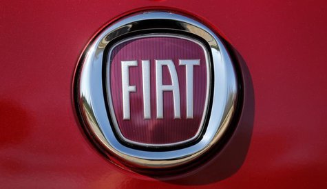 The Fiat logo is seen on a Fiat vehicle displayed outside Chrysler World Headquarters during the FCA Investors Day in Auburn Hills, Michigan The Fiat logo is seen on a Fiat vehicle displayed outside Chrysler World Headquarters during the FCA Investors Day in Auburn Hills, Michigan