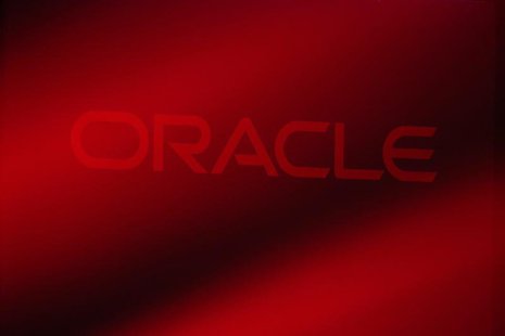 An Oracle Corporation logo is seen on stage prior to the announcement of the company's latest SPARC servers at Oracle Conference Center in R An Oracle Corporation logo is seen on stage prior to the announcement of the company's latest SPARC servers at Oracle Conference Center in R