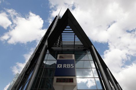 A Royal Bank of Scotland building in London April 7, 2009. REUTERS/Stephen Hird A Royal Bank of Scotland building in London April 7, 2009. REUTERS/Stephen Hird