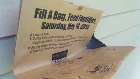 Even if you didn't get a bag, you can leave food out for your postal carrier. Even if you didn't get a bag, you can leave food out for your postal carrier.