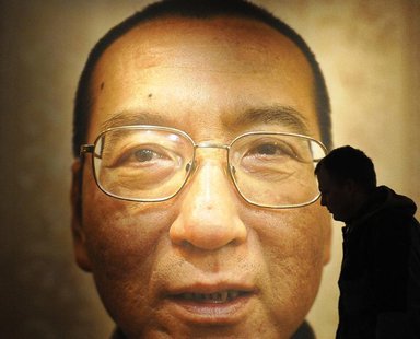 Workers prepare the Nobel Peace Prize laureate exhibition "I Have No Enemies" for Chinese dissident Liu Xiaobo at the Nobel Peace Center in Workers prepare the Nobel Peace Prize laureate exhibition "I Have No Enemies" for Chinese dissident Liu Xiaobo at the Nobel Peace Center in