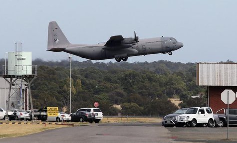 A Royal Malaysia Air Force C-130 takes off from RAAF base Pearce to help search for wreckage and debris of missing Malaysia Airlines Flight A Royal Malaysia Air Force C-130 takes off from RAAF base Pearce to help search for wreckage and debris of missing Malaysia Airlines Flight