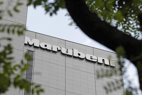 A logo of Japanese trading house Marubeni Corp is seen on the company's headquarters in Tokyo May 29, 2012. REUTERS/Yuriko Nakao A logo of Japanese trading house Marubeni Corp is seen on the company's headquarters in Tokyo May 29, 2012. REUTERS/Yuriko Nakao