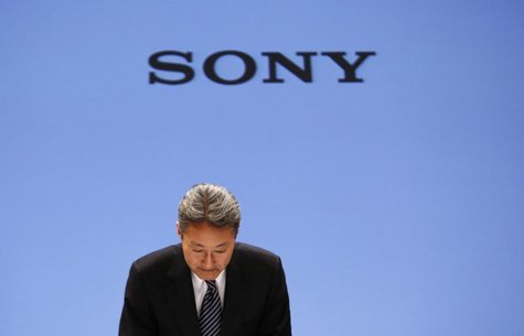 Sony Corp President and Chief Executive Officer Kazuo Hirai bows during a news conference at the company's headquarters in Tokyo February 6, Sony Corp President and Chief Executive Officer Kazuo Hirai bows during a news conference at the company's headquarters in Tokyo February 6,
