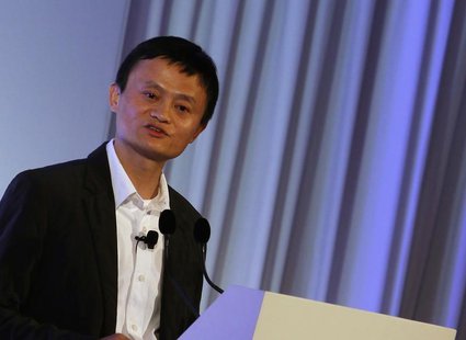 Jack Ma, the chairman of China's largest e-commerce firm Alibaba Group, addresses a conference in Hong Kong March 20, 2013. REUTERS/Bobby Yi Jack Ma, the chairman of China's largest e-commerce firm Alibaba Group, addresses a conference in Hong Kong March 20, 2013. REUTERS/Bobby Yi
