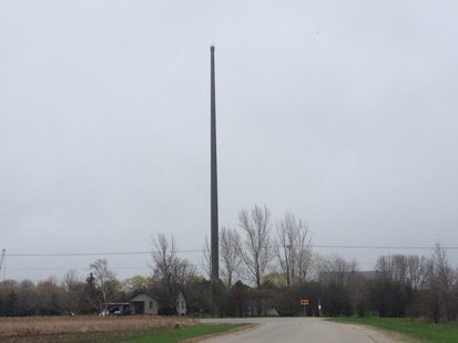 A view of the ACUITY flag pole from the north. A view of the ACUITY flag pole from the north.