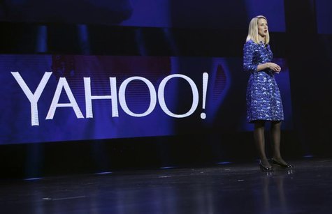 Yahoo CEO Marissa Mayer delivers her keynote address at the annual Consumer Electronics Show (CES) in Las Vegas, Nevada January 7, 2014. REU Yahoo CEO Marissa Mayer delivers her keynote address at the annual Consumer Electronics Show (CES) in Las Vegas, Nevada January 7, 2014. REU