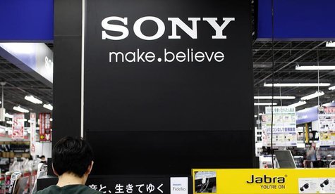 A logo of Sony Corp is pictured at an electronic store in Tokyo May 14, 2014. REUTERS/Toru Hanai A logo of Sony Corp is pictured at an electronic store in Tokyo May 14, 2014. REUTERS/Toru Hanai