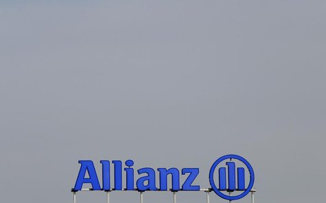 The logo of Europe's biggest insurer Allianz SE is pictured at their headquarters in Unterfoehring, near Munich February 26, 2014. REUTERS/M The logo of Europe's biggest insurer Allianz SE is pictured at their headquarters in Unterfoehring, near Munich February 26, 2014. REUTERS/M
