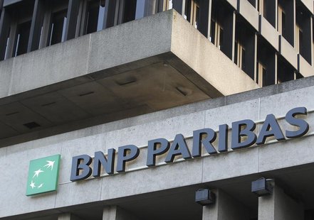 The logo of financial group BNP Paribas Fortis is seen outside the Belgian headquarters in Brussels November 17, 2011. REUTERS/Thierry Roge The logo of financial group BNP Paribas Fortis is seen outside the Belgian headquarters in Brussels November 17, 2011. REUTERS/Thierry Roge