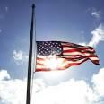 Flag at half mast Flag at half mast