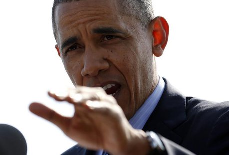 U.S. President Barack Obama speaks about transportation infrastructure during a visit to the Tappan Zee Bridge in Tarrytown, New York May 14 U.S. President Barack Obama speaks about transportation infrastructure during a visit to the Tappan Zee Bridge in Tarrytown, New York May 14