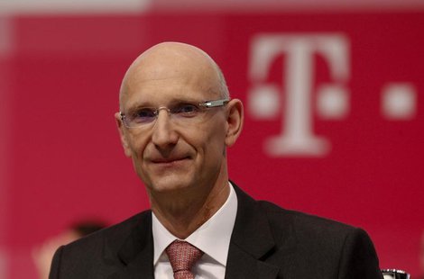 Deutsche Telekom AG member of the board of management Timotheus Hoettges attends the company's general shareholders meeting in Cologne May 1 Deutsche Telekom AG member of the board of management Timotheus Hoettges attends the company's general shareholders meeting in Cologne May 1