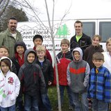 Pictured: Helping to plant the tree with Tyler Jackson, college student and former Wilson School student working his summer job at Don Caan's, are Karol Bonilla, Colten Jackson, Lillianna Gutoski, Jacob Greene, Brooke Brendel, Bryant Brost, Ekin Chang, Molly Stuefen, Neal Yang and Principal Chad Renzelmann. Pictured: Helping to plant the tree with Tyler Jackson, college student and former Wilson School student working his summer job at Don Caan's, are Karol Bonilla, Colten Jackson, Lillianna Gutoski, Jacob Greene, Brooke Brendel, Bryant Brost, Ekin Chang, Molly Stuefen, Neal Yang and Principal Chad Renzelmann.