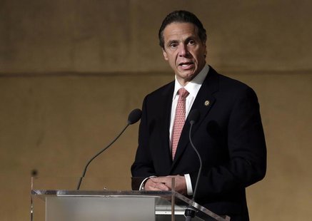New York Governor Andrew Cuomo speaks during the dedication ceremony in Foundation Hall, of the National September 11 Memorial Museum, in Ne New York Governor Andrew Cuomo speaks during the dedication ceremony in Foundation Hall, of the National September 11 Memorial Museum, in Ne
