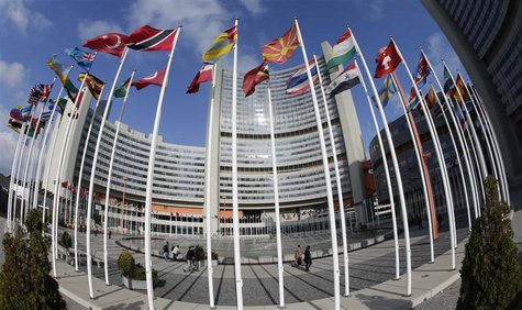 The United Nations headquarters building (Vienna International Centre) is pictured in Vienna May 14, 2014. REUTERS/Leonhard Foeger The United Nations headquarters building (Vienna International Centre) is pictured in Vienna May 14, 2014. REUTERS/Leonhard Foeger