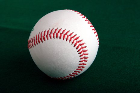 A baseball. A baseball.