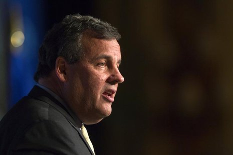 New Jersey Governor Chris Christie speaks during the Republican Jewish Coalition Spring Leadership Meeting at the Venetian Resort in Las Veg New Jersey Governor Chris Christie speaks during the Republican Jewish Coalition Spring Leadership Meeting at the Venetian Resort in Las Veg