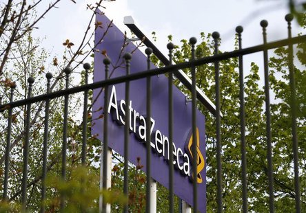 A sign is seen at an AstraZeneca site in Macclesfield, central England April 28, 2014. REUTERS/Darren Staples A sign is seen at an AstraZeneca site in Macclesfield, central England April 28, 2014. REUTERS/Darren Staples