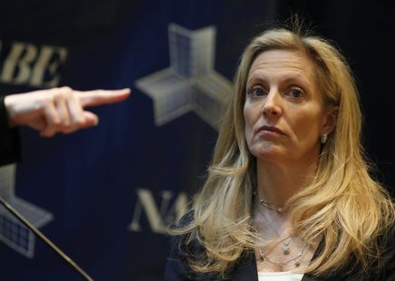 Under Secretary of the U.S. Treasury for International Affairs Lael Brainard listens to a question at the 2013 NABE Economic Policy Conferen Under Secretary of the U.S. Treasury for International Affairs Lael Brainard listens to a question at the 2013 NABE Economic Policy Conferen