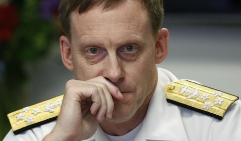 NSA Director Adm. Michael Rogers listens at a Reuters CyberSecurity Summit in Washington, May 12, 2014. REUTERS/Larry Downing NSA Director Adm. Michael Rogers listens at a Reuters CyberSecurity Summit in Washington, May 12, 2014. REUTERS/Larry Downing