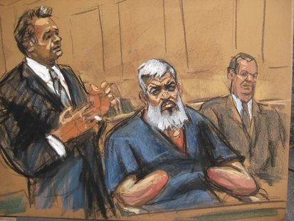 Abu Hamza al-Masri, the radical Islamist cleric facing U.S. terrorism charges, sits with his legal team in Manhattan federal court in New Yo Abu Hamza al-Masri, the radical Islamist cleric facing U.S. terrorism charges, sits with his legal team in Manhattan federal court in New Yo
