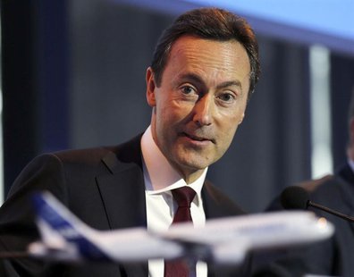 Fabrice Bregier, Airbus President and Chief Executive Officer attends the Airbus annual press conference in Colomiers, near Toulouse, Januar Fabrice Bregier, Airbus President and Chief Executive Officer attends the Airbus annual press conference in Colomiers, near Toulouse, Januar