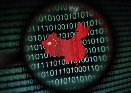 A map of China is seen through a magnifying glass on a computer screen showing binary digits in Singapore in this January 2, 2014 photo illustration.
CREDIT: REUTERS/EDGAR SU A map of China is seen through a magnifying glass on a computer screen showing binary digits in Singapore in this January 2, 2014 photo illustration.
CREDIT: REUTERS/EDGAR SU