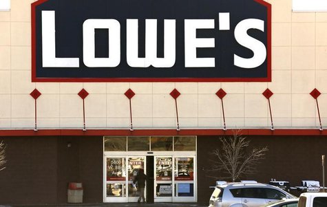 A view of the sign outside the Lowes store in Westminster, Colorado February 26, 2014. REUTERS/Rick Wilking A view of the sign outside the Lowes store in Westminster, Colorado February 26, 2014. REUTERS/Rick Wilking