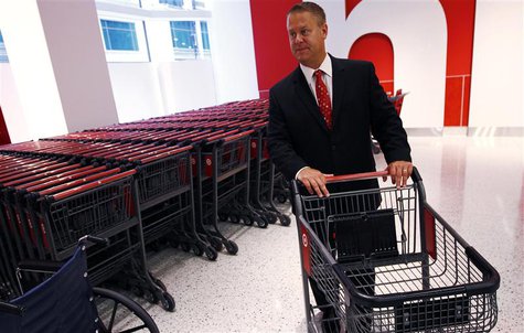 Target's Senior Vice President Mark Schindele tours a new CityTarget store as they prepare for its opening in downtown Chicago July 18, 2012 Target's Senior Vice President Mark Schindele tours a new CityTarget store as they prepare for its opening in downtown Chicago July 18, 2012