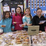 Pictured holding their bake sale sign and presenting a check for $343.64 to Humane Society representative Leah Helms (center) are ATI Club members Ava Wittstock, Nadya Bricko, Khloe Murphy, Sangsuri Moua, Hannah Hasenstein, Taylor Crook, Destynee Riphenburg, Elli Renzelmann, Angelia Herr, Alaina Kazmierczak, Ella Smith, Olivia Leider, Gabrielle Bricko, Lilly Berry-Street, Brooke Schoening, and Meghan Flook.
Pictured holding their bake sale sign and presenting a check for $343.64 to Humane Society representative Leah Helms (center) are ATI Club members Ava Wittstock, Nadya Bricko, Khloe Murphy, Sangsuri Moua, Hannah Hasenstein, Taylor Crook, Destynee Riphenburg, Elli Renzelmann, Angelia Herr, Alaina Kazmierczak, Ella Smith, Olivia Leider, Gabrielle Bricko, Lilly Berry-Street, Brooke Schoening, and Meghan Flook.