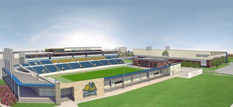 Concept drawing of the new football stadium at South Dakota State University. (SDSU.edu) Concept drawing of the new football stadium at South Dakota State University. (SDSU.edu)