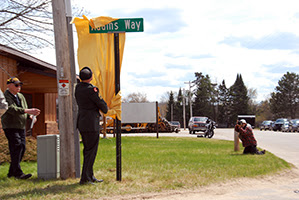 Adams Way dedication in Rhinelander, WI Photo: Wisconsin Department of Military Affairs Adams Way dedication in Rhinelander, WI Photo: Wisconsin Department of Military Affairs