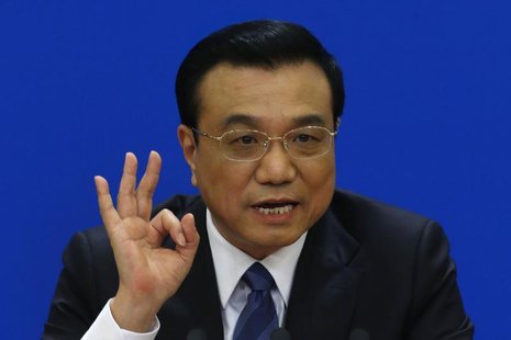 China's Premier Li Keqiang gestures as he speaks during a news conference, after the closing ceremony of the Chinese National People's Congr China's Premier Li Keqiang gestures as he speaks during a news conference, after the closing ceremony of the Chinese National People's Congr