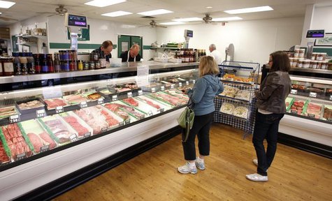 Customers wait to be served at Casey's Market in Western Springs, Illinois, April 25, 2012. REUTERS/Jeff Haynes Customers wait to be served at Casey's Market in Western Springs, Illinois, April 25, 2012. REUTERS/Jeff Haynes