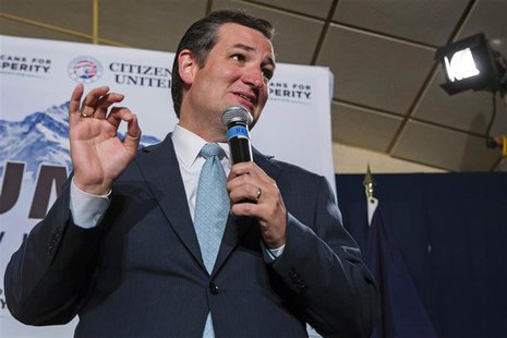 U.S. Senator Ted Cruz (R-TX) speaks during the inaugural Freedom Summit meeting for conservative speakers in Manchester, New Hampshire April U.S. Senator Ted Cruz (R-TX) speaks during the inaugural Freedom Summit meeting for conservative speakers in Manchester, New Hampshire April