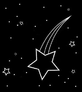 Artists Rendering of the Camelopardalids meteor shower Artists Rendering of the Camelopardalids meteor shower