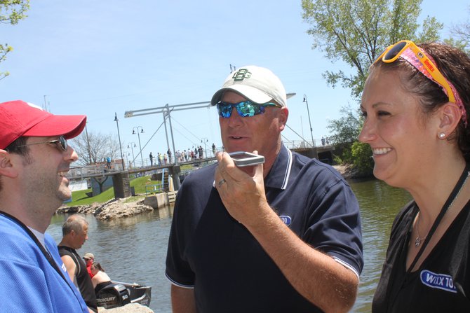 Murphy, Katie & Nick hosted the Redneck Regatta cardboard boat race at Celebrate De Pere 2014