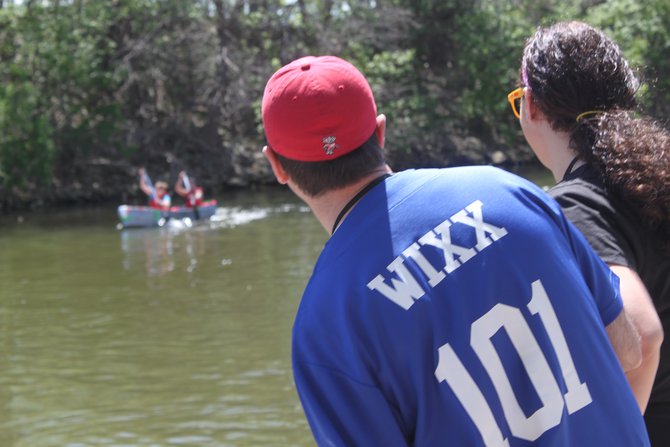 Murphy, Katie & Nick hosted the Redneck Regatta cardboard boat race at Celebrate De Pere 2014
