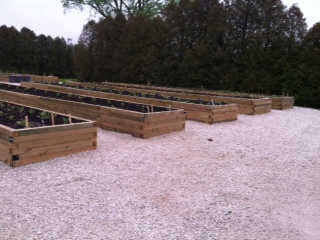 The garden beds are on WPS property, but leased to Meals on Wheels to grow vegetables for meals. The garden beds are on WPS property, but leased to Meals on Wheels to grow vegetables for meals.