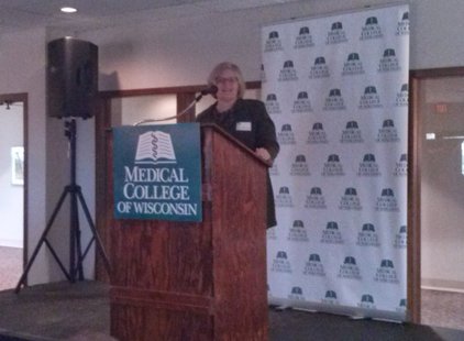 Dr. Lisa Grill Dodson, dean of the Medical College of Wisconsin - Wausau (taken by Raymond Neupert, May 28, 2014) Dr. Lisa Grill Dodson, dean of the Medical College of Wisconsin - Wausau (taken by Raymond Neupert, May 28, 2014)