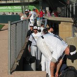 Wisconsin Woodchucks dugout Wisconsin Woodchucks dugout