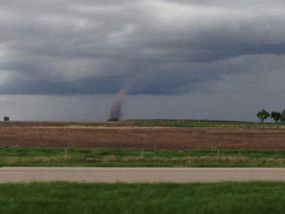 Tornado in Stutsman County Tornado in Stutsman County
