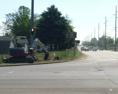 Scene of gas leak 48th St. at Lincoln Ave., Holland, MI June 3, 2014 Scene of gas leak 48th St. at Lincoln Ave., Holland, MI June 3, 2014