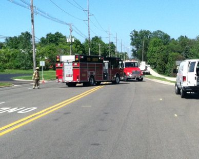 Holland DPS crews block off 48th Street west of Lincoln Avenue due to a gas leak on June 3, 2014. Holland DPS crews block off 48th Street west of Lincoln Avenue due to a gas leak on June 3, 2014.
