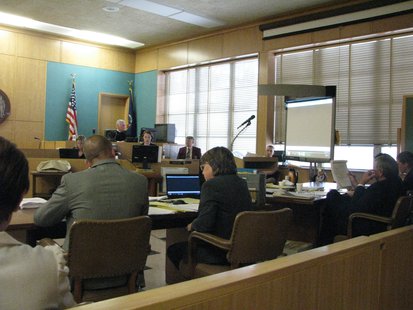 Portage County Branch II Courtroom during Reymundo Perez trial Portage County Branch II Courtroom during Reymundo Perez trial
