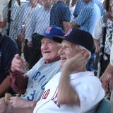 Merullo (left) with Johnny Pesky, 2008 Merullo (left) with Johnny Pesky, 2008