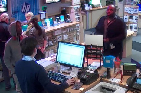 Surveillance image of two people suspected of defrauding a business on the east side of Green Bay. (Photo from: Green Bay Police Department) Surveillance image of two people suspected of defrauding a business on the east side of Green Bay. (Photo from: Green Bay Police Department)